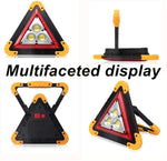 Weather proof  COB 30W 4 Modes Rechargeable LED Flashing Light  For Outdoor  Road side Assistance Emergency Red Hazard Warning