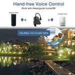 Indoor/Outdoor Smart Plug, Wi-Fi Outlet with 3 Sockets Compatible with Alexa, Google Home