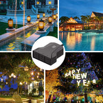 Indoor/Outdoor Smart Plug, Wi-Fi Outlet with 3 Sockets Compatible with Alexa, Google Home