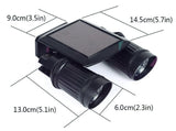 Super Bright Solar Outdoor Light with Double Turn-able Heads, IP44 Waterproof