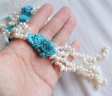 Turquoise Pearl Necklace