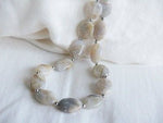 Handmade Ocean Jasper Necklace 18.5" Toggle Clasp