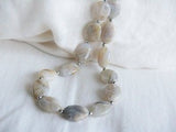 Handmade Ocean Jasper Necklace 18.5" Toggle Clasp