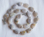 Handmade Ocean Jasper Necklace 18.5" Toggle Clasp