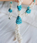Turquoise Pearl Necklace