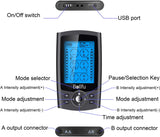 Rechargeable Tens Electronic Pulse Massager with 24 Modes, 10 Reusable Electrodes Pads and 20 Intensity Levels