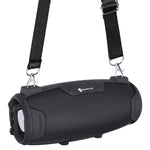 Portable Indoor Outdoor Entertainment Speaker With Microphone & Shoulder Strap