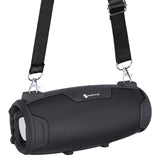 Portable Indoor Outdoor Entertainment Speaker With Microphone & Shoulder Strap