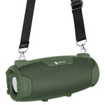 Portable Indoor Outdoor Entertainment Speaker With Microphone & Shoulder Strap
