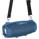 Portable Indoor Outdoor Entertainment Speaker With Microphone & Shoulder Strap