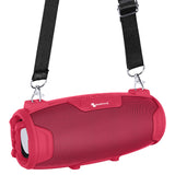 Portable Indoor Outdoor Entertainment Speaker With Microphone & Shoulder Strap