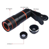 4 in 1 Camera Lens & Tripod for iPhone and Android Smartphones