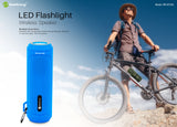 True Wireless Outdoor Bluetooth Speaker with Emergency LED Light
