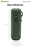 True Wireless Outdoor Bluetooth Speaker with Emergency LED Light