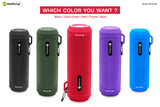 True Wireless Outdoor Bluetooth Speaker with Emergency LED Light