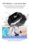 Waterproof Smartwatch with Heart Rate, Blood Pressure & Oxygen Level Monitor