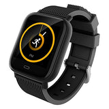 Waterproof Smartwatch with Heart Rate, Blood Pressure & Oxygen Level Monitor