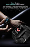 Waterproof Smartwatch with Heart Rate, Blood Pressure & Oxygen Level Monitor