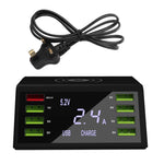 Wireless Smart Charging Station with 8 USB Ports