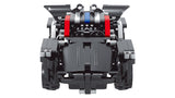 2 in 1 DIY Battery-Powered Semi Truck & Race Car with 4 Channel Remote & USB Rechargeable Battery