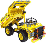2 in 1 Airplane & Monster Truck Toy Building Blocks Set  with 361 Pieces Blocks