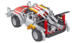 2 in 1 DIY Battery-Powered Fighter Truck & Race Car with Remote & USB