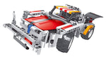2 in 1 DIY Battery-Powered Fighter Truck & Race Car with Remote & USB