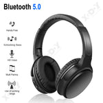 Bluetooth 5.0 Over Ear Wireless Headphones Noise Reduction Foldable Adjustable