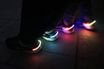 LED Luminous Lighting Shoe Clip Night Running Safety Sports Protect Warning Tool (Pink)