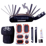 Bike Repair Tool Kits - 16 in 1 Multifunction Bicycle Mechanic Fix Tools Set Bag