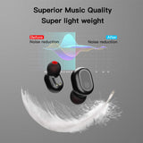 True Wireless Earbuds, Bluetooth 5.0 Auto Paring IPX8 Waterproof Earbuds with Wireless Charging Case