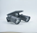 Super Bright Solar Outdoor Light with Double Turn-able Heads, IP44 Waterproof