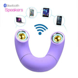 6W Portable Bluetooth Speaker, Phone Holder For Hiking, Biking and Parties
