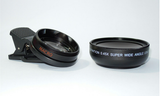 Super Wide Angle + Macro HD Lens Set for Smart Phones