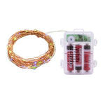33ft 100 LED Waterproof Outdoor String Lights Battery Powered with Remote