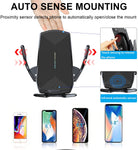 15W Wireless Fast Charger Auto Sensing Air Vent Clamping Car Mount Phone Holder