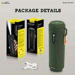 True Wireless Outdoor Bluetooth Speaker with Emergency LED Light