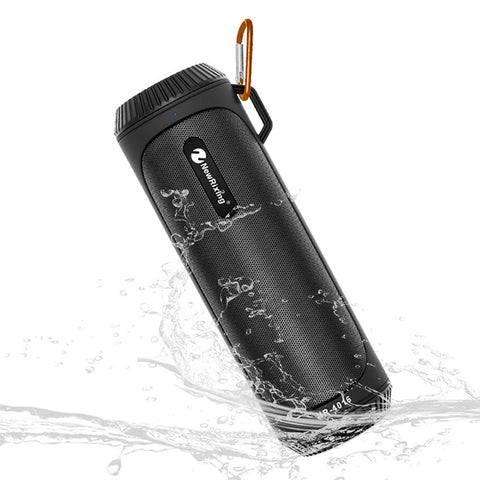 True Wireless Outdoor Bluetooth Speaker with Emergency LED Light