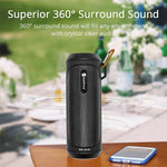 True Wireless Outdoor Bluetooth Speaker with Emergency LED Light
