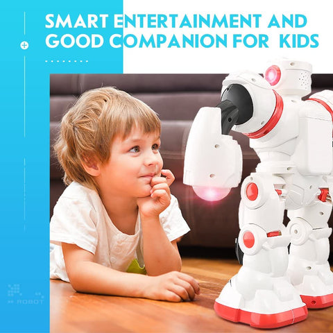 Smart Interactive Talking & Dancing Robot JJRC Cady Will, Red Blue