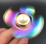 Rainbow Brass Hand Spinner Finger Fidget