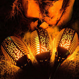 Solar Torch Outdoor Dancing Flickering Flame Light (2 Pack)