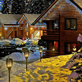 Solar Torch Outdoor Dancing Flickering Flame Light (2 Pack)