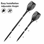 Solar Torch Outdoor Dancing Flickering Flame Light (2 Pack)