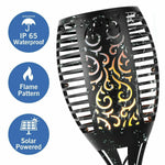 Solar Torch Outdoor Dancing Flickering Flame Light (2 Pack)
