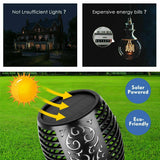 Solar Torch Outdoor Dancing Flickering Flame Light (2 Pack)