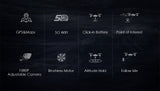 X5 RC Drone Quadcopter Brushless Motor 5G Wifi FPV 1080P HD Camera with GPS Positioning