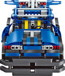 2 in 1 DIY Remote Control Adventure Vehicles Off-Road SUV and Grand Sports Jeep, Glossy Sapphire blue