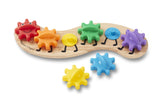 Melissa & Doug Rainbow Caterpillar Gear Toy