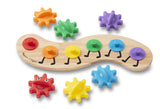 Melissa & Doug Rainbow Caterpillar Gear Toy